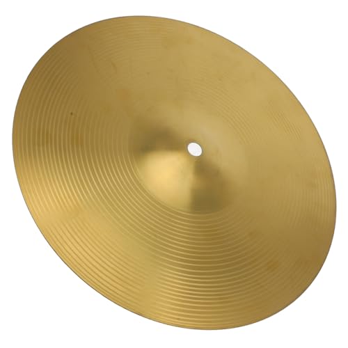 TOYANDONA Schlagzeug Becken Set aus Messinglegierung mit Crash und Splash-becken für Drumset Geeignet für Musikinstrumente und Percussionisten