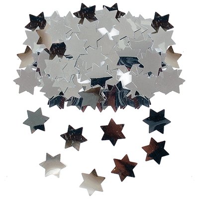 Silver Star of David Confetti, Star Confetti for Parties, and for a Jewish Party
