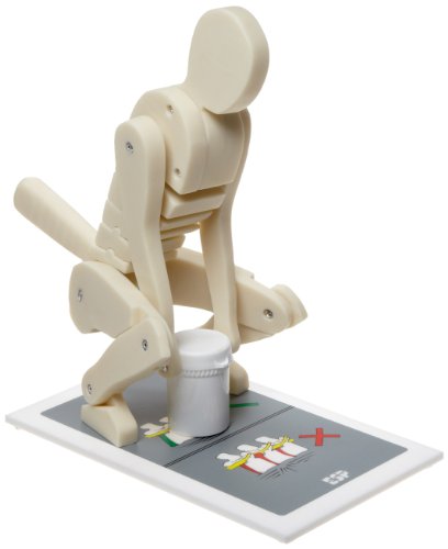 3B Scientific W19007 Lifting Demonstration Figure Model, 11.0" x 8.3" x 8.5"