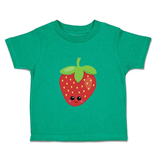 Toddler T-Shirt Fruit Red Strawberry Food And Beverages Fruit Cotton Fruits Boy & Girl Clothes Food Baby Funny Tee Kelly Green Design Only 2T #TOP28