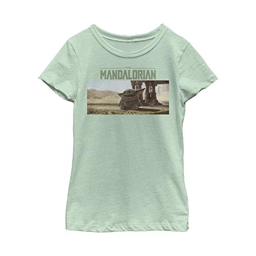 Image of The Mandalorian Girl's Star Wars The Child Desert Walking T-Shirt