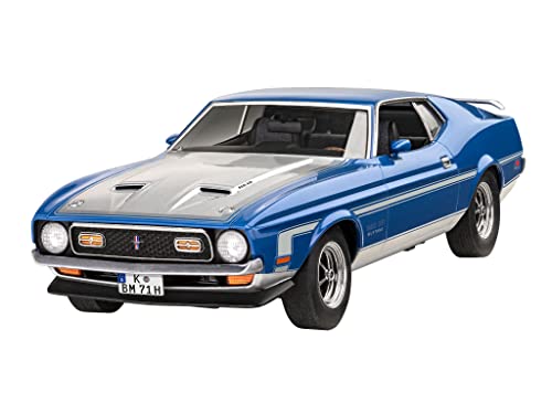Revell Modellbausatz I 71 Mustang Boss 351 I mehrteiliger V8 Motor I 120 Teile I Maßstab 1:25 I für Kinder und Erwachsene ab 12 Jahren