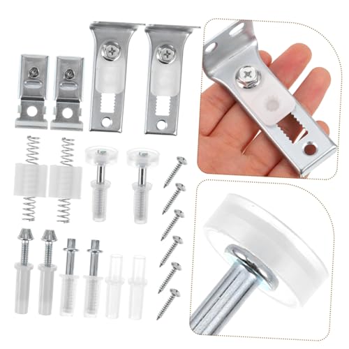 Set Esencial de Herrajes para Puerta con Guía de Rueda Pivotante para Puertas Plegables y Correderas miniatura 4