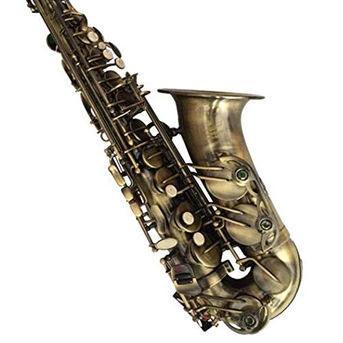 Wykdl Engraved Flower Glory High Grade Antique Finish Series E Flat Alto Saxophone With Reeds Pads Cushions Case Carekit #TOP1