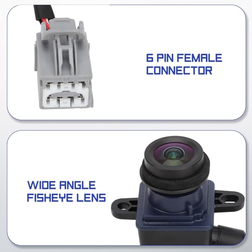 Image of 56038990AA Backup Camera Rear View Camera Compatible with 2013 2014 2015 2016 Dodge Dart, Park Assist Camera Replaces# 56038990AB 56038990AC 1WY78GW7AA