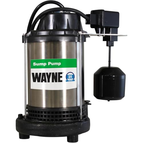 Wayne 3/4 HP Heavy Duty Submerisble Cast Iron and...