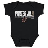 500 LEVEL Craig Porter Jr. Cleveland Cavaliers One-Piece Infant Bodysuit - Craig Porter Jr. Cleveland Cavaliers Elite WHT (Black, 6M)