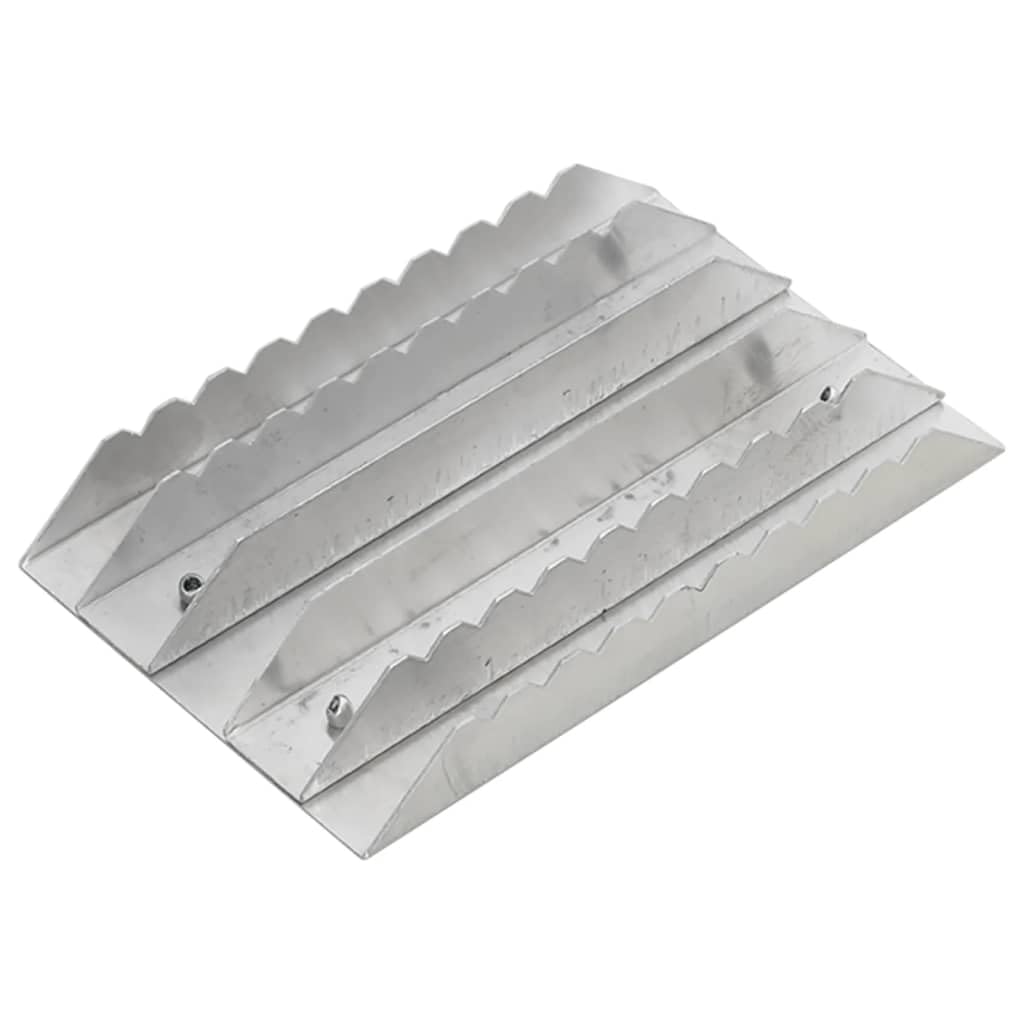Étrilles 3 pcs argenté aluminium