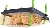 heninhill Plaque Chauffante Poussin 30x40cm, Plaque Electrique Lampe Chauffante Réglable e...