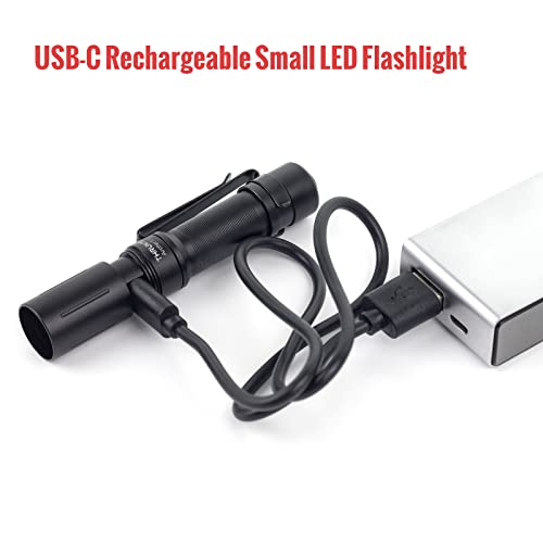 Thrunite Archer Mini, Edc Small Pocket Flashlight Max 405 Lumens Usb-C Rechargeable Penlight Handheld Flashlights Cool White #TOP3