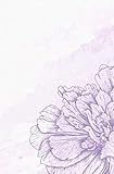 lila blumen und ihre namen  Notizbuch - Lila Blumen Design: Notizbuch A5. Über 100 gepunktet Seiten. Dankbarkeitstagebuch; Tagebuch; Bullet Journal; Traumbuch; Migränetagbuch.