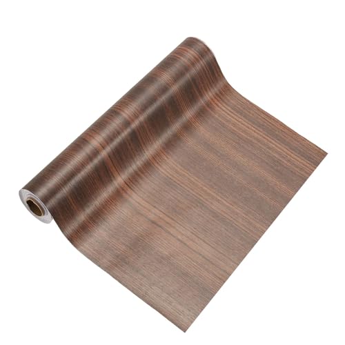 Image of PATIKIL Wood Grain Tape 12 inch x 32 ft, Self-Adhesive Wood Texture Repair Tape Realistic Wooden Effect Patch for Furniture Cabinets Floor Walls, Ebony