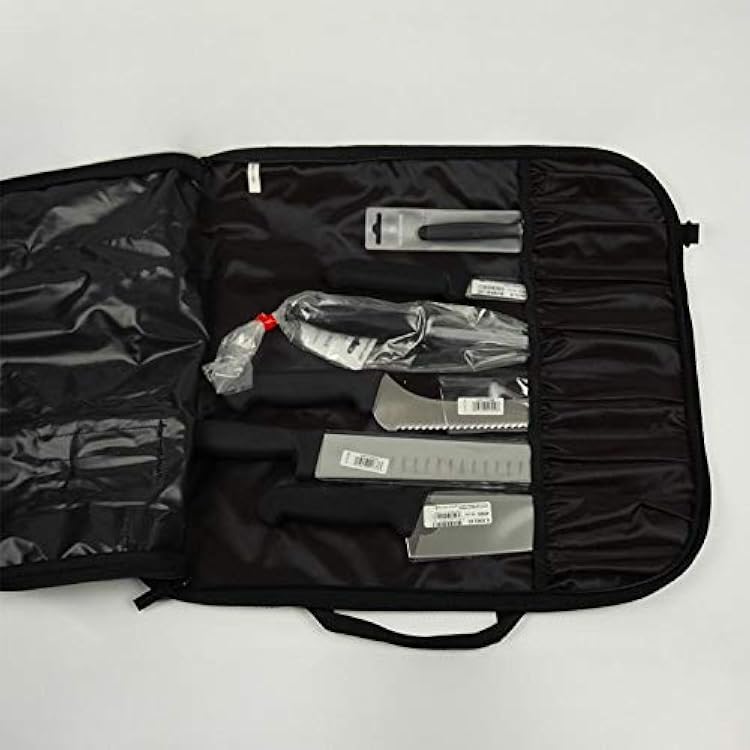 Victorinox Forschner 7 Pc Fibrox Deluxe Culinary Knife Roll Set، Black
