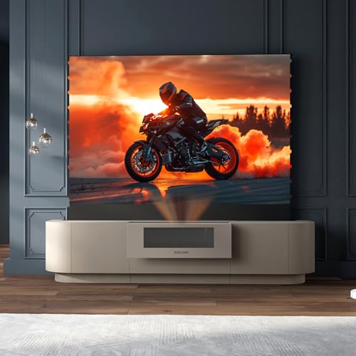 Laser TV Cabinet with 120 ALR Screen and Projector Compatibility