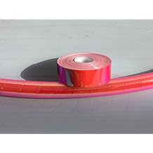 30 ft roll of 3/4" Nuclear Bubble Gum Transparent Hula Hoop Craft Tape