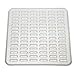 mDesign Kitchen Sink Protector Mat - Small, Clear