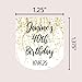 30 Custom Hand Sanitizer Labels | Party Favor Stickers (Gold Confetti)