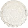 13.8inch Turkish Round Metal Serving Tray for Home Kitchen Coffee Tea Time,Holds Beverages Cosmetics Jewelry Desserts,Vintage Embossed Pattern,Ideal Holiday Housewarming