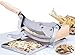 Moongiantgo Biltong Slicer Chinese Medicine Radiused Beef Jerky Cutter, 0-0.5” Adjustable Thickness, Wooden Base Herb Root Cutting Machine for Ginseng Antler Gastrodiae Maca Ganoderma