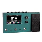 FLAMMA FX150B Multi Effects Processor Battery Powered Electric Guitar Pedal with Amp Modelling Cabinet Simulation Global EQ Touchscreen 160 Built-in Effects 180 Editable User Effects Slots Looper