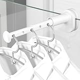 QWORK® Tragbar Reise Wäscheständer Ausziehbar mit 5 Löcher – Klein Wäschetrockner Winddichtes Design