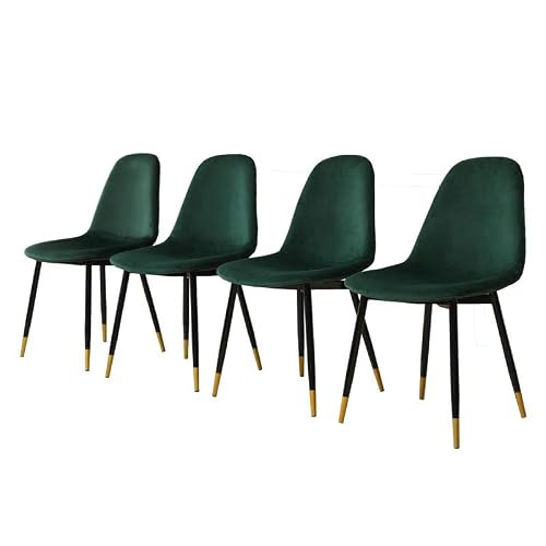 Roundhill Furniture Lassan Velvet Dining Chairs, Set of 4 #TOP30
