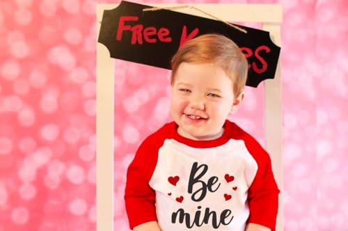 Kids Valentines Shirt Boys Girls Valentine's ABC I Love U Heart Heart XO XO Graphic Tees Raglan Toddler Long Sleeve Tops4