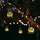 Citronella Kerzen im Glas mit Vintage Laterne - 3 x 3,5 oz Natürliches Sojawachs mit Zitronengras Duft, DEET-freie Outdoor Kerzen für Garten, Balkon & Camping - Retro Design & Umweltfreundlich