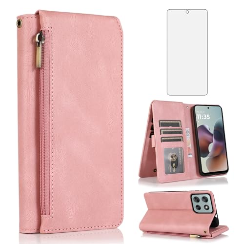 Coque Moto G56 5G Asuwish XKLLPT rose gold protection silicone rigide