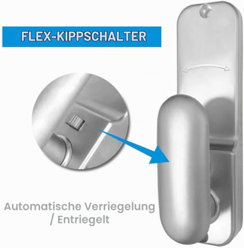 Spotact Schlüsselloses Türschloss Mechanisches Codeschloss Retro Stil