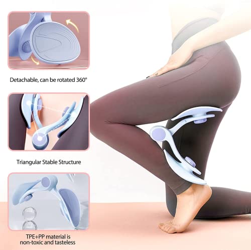 Thigh Master Thigh Exerciser For Woman, Inner Thigh Toner, Pelvic Floor Trainer, Hip Body Trainer Kegel Exerciser, Butt Exercise Arm Trimmers Equipment Home Workout Equipment For Women #TOP4