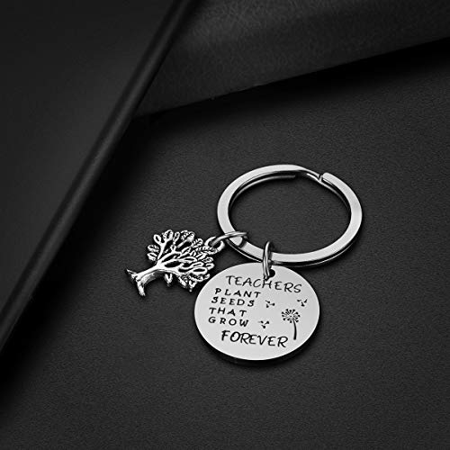 iJuqi Teacher Appreciation Gifts for Women - Teachers Plant Seeds That Grow Forever Keychain for Christmas Birthday - Image 6