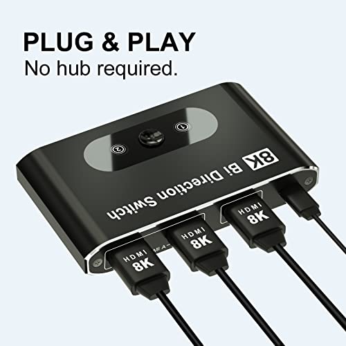 Selector HDMI 2.1 compatible con Xbox para jugar en 4K a 120Hz 7
