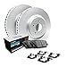R1 Concepts Rear Brakes and Rotors Kit |Rear Brake Pads| Brake Rotors and Pads| Euro Ceramic Brake Pads and Rotors| Hardware Kit|fits 2010-2019 Audi A3; Volkswagen Beetle, Golf, Golf SportWagen, Jetta