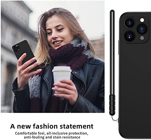 WXX iPhone 11 Pro Case, Silicone Camera Protection Ultra Slim Case Soft Gel iPhone 11Pro Cover Rubber Lightweight Anti-Scratch Phone Case Compatible for iPhone 11 Pro 5.8-Inch Matte Black