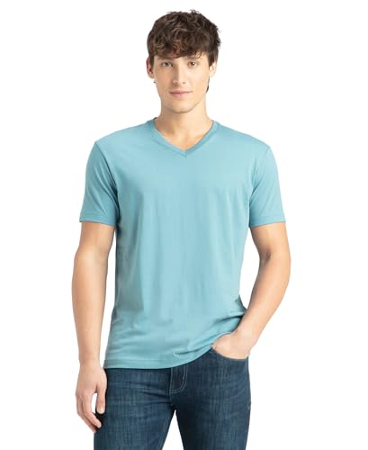 Image of Jockey 2726 Men Super Combed Cotton Rich Solid V Neck Half Sleeve T-Shirt
