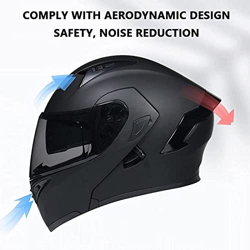 Full Face Bluetooth Motorcycle Helmet Flip Up Modular Helmet Dot/Ece Approved, Men's Women's Motorcycle Helmet I,2Xl(63~64Cm) #TOP3
