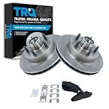 TRQ Front Semi-Metallic Brake Pad and Vented Rotor Kit (BKA10772)