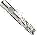 Niagara Cutter 17013625 Cobalt Steel Square Nose End Mill, Inch, Weldon Shank, Uncoated (Bright) Finish, Roughing Cut, 30 Degree Helix, 4 Flutes, 3