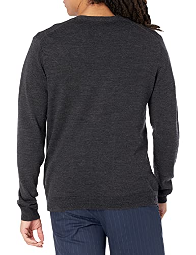 Goodthreads Men's Lightweight Merino Wool Cardigan Sweater, Charcoal, Medium #TOP1
