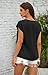 Imagen de Cicy Bell Blusa para mujer, sin mangas, gasa