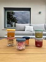 BÉABA - Aufbewahrungsbehälter für Babynahrung - 6er Pack - Skalierung - Temperaturbeständig - Aufbewahrungsbehälter für Babys und Kleinkinder - 250ML - Sunrise – Ansicht 7