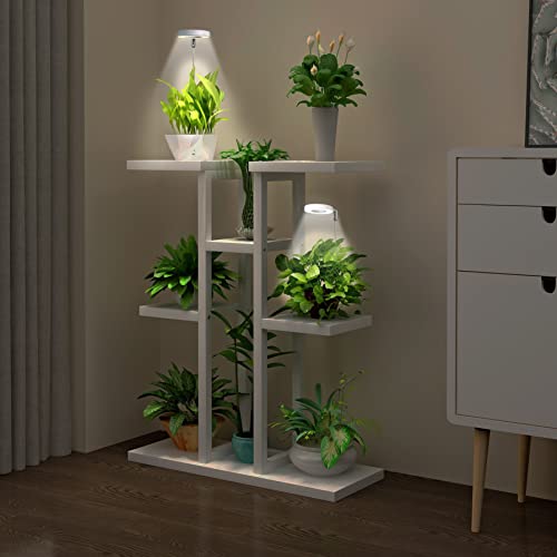 Fdneed Grow Lights For Indoor Plants,Full Spectrum Led Plant Light,48 Leds 4-Level Dimmable Growing Lamp,Height Adjustable,Auto On Off Timing 4 8 12Hrs,Ideal For Small Plants #TOP5