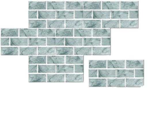 Carreaux céramique vintage pour relooker votre cuisine avec du PVC autocollant bleu clair