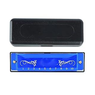 Harmonica, Surface Lisse, Harmonica Léger à 10 Trous, 20 Mélodies, Aucune Déformation, Aluminium et Acier Inoxydable, Durable, Dur, pour les Débutants en Voyage (Bleu) - Les Beatles, Paul McCartney, John Lennon, RIngo Starr, George Harrison Harmonica, Surface Lisse, Harmonica Léger à 10 Trous, 20 Mélodies, Aucune Déformation, Aluminium et Acier Inoxydable, Durable, Dur, pour les Débutants en Voyage (Bleu) – Image 6