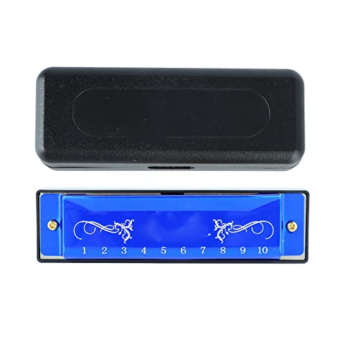 Harmonica, Surface Lisse, Harmonica Léger à 10 Trous, 20 Mélodies, Aucune Déformation, Aluminium et Acier Inoxydable, Durable, Dur, pour les Débutants en Voyage (Bleu) - Les Beatles, Paul McCartney, John Lennon, RIngo Starr, George Harrison Harmonica, Surface Lisse, Harmonica Léger à 10 Trous, 20 Mélodies, Aucune Déformation, Aluminium et Acier Inoxydable, Durable, Dur, pour les Débutants en Voyage (Bleu) – Image 7