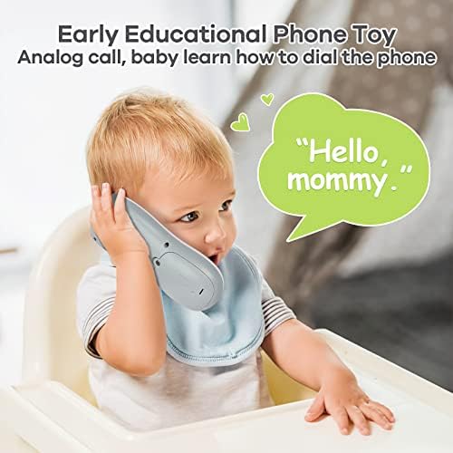 EastSun Early Educational TV Remote Control Baby Toy 6 Months Plus, Phone Toys for Toddler 9 12 18 Months, Learning Musical Sensory Toy for 1 2 3 Years Old Kids Boys Girls, 1st Birthday Presents Gifts
