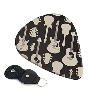 Lot de 6 médiators pour guitare acoustique, guitare électrique, basse, ukulélé – fins, moyens et épais. - Les Beatles, Paul McCartney, John Lennon, RIngo Starr, George Harrison