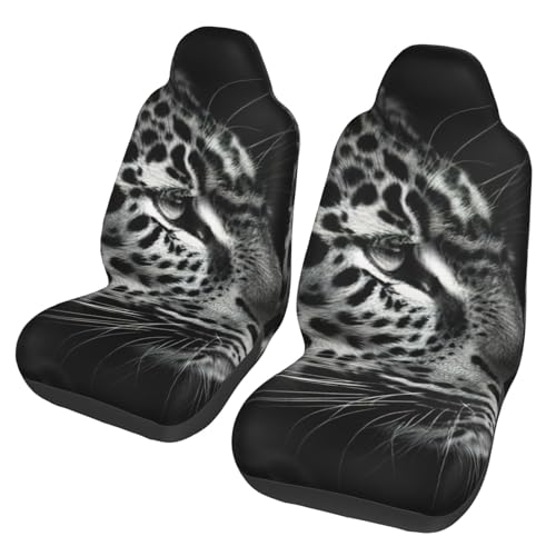 Housses de siège léopard voiture auto SUV protection avant