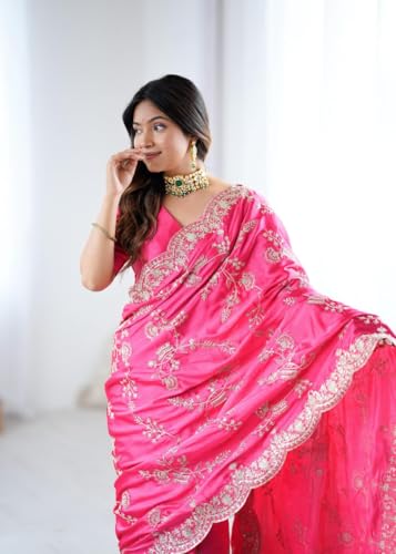 SWORNY FASHION satin silk saree – image 7
